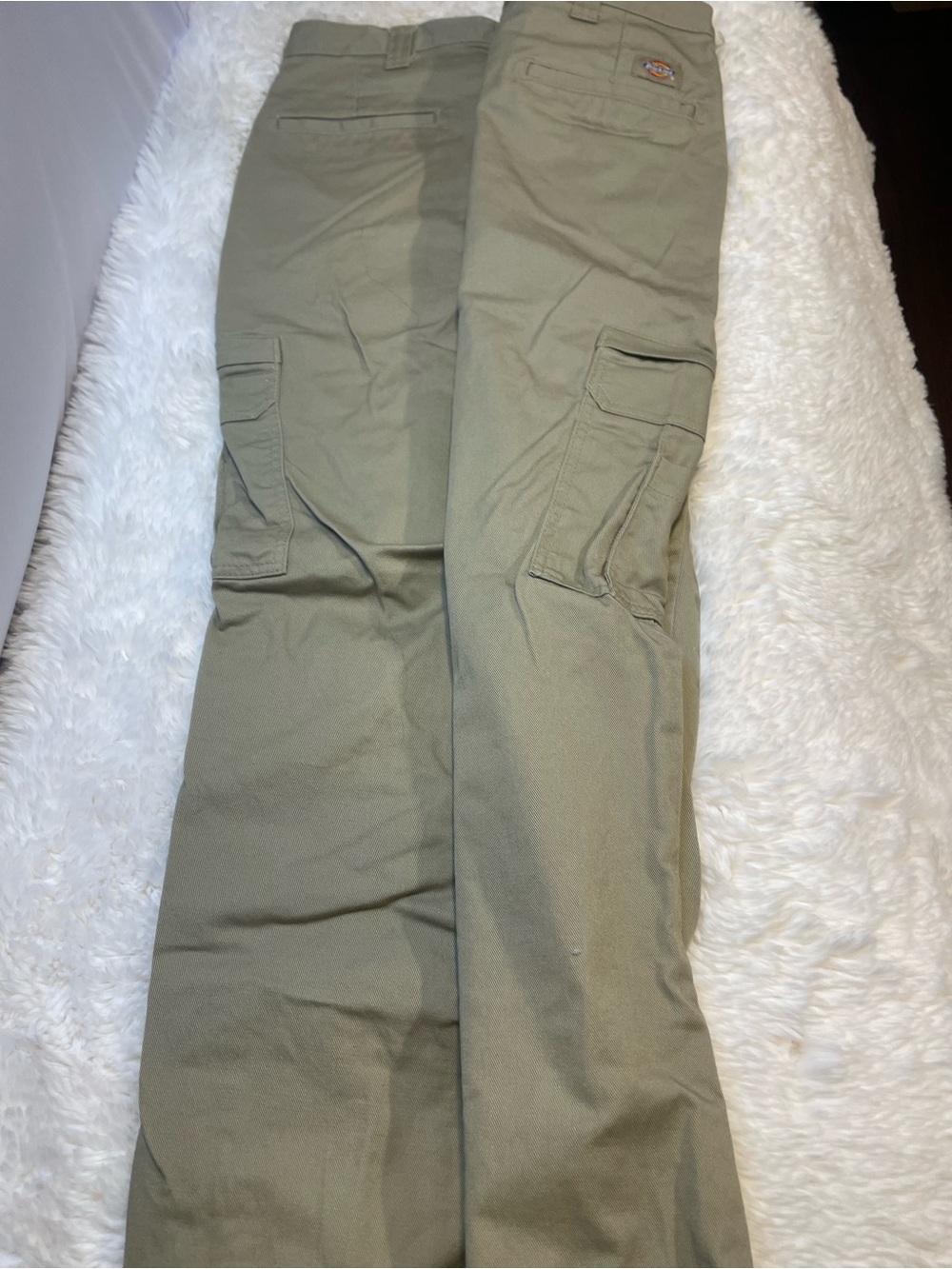 Dickies Men's Olive Cargo Pocket Work Pants